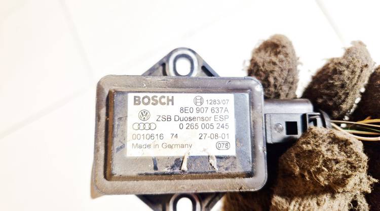 8E0907637A Audi A4 2001 Czujnik prędkości ESP - Thumbnail 3