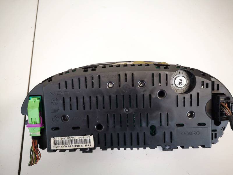 6Y0920860D Skoda Fabia 2004 Speedometers - Cockpit - Speedo Clocks Instrument - Thumbnail 2