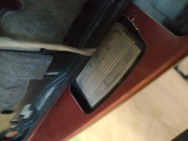 Nissan Murano 2005 Number plate light - REAR