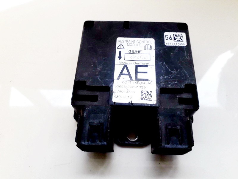 6C1T14B056AE Ford Transit 2007 Komputer SRS airbag – moduł sterujący poduszek powietrznych