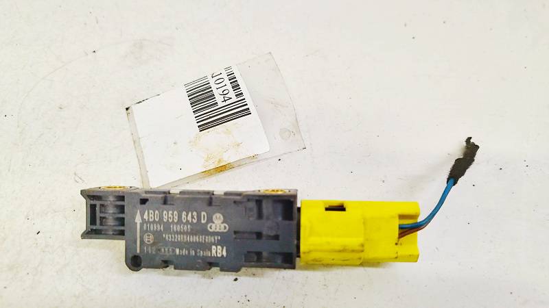4B0959643D Audi A3 2005 Czujnik poduszki powietrznej SRS