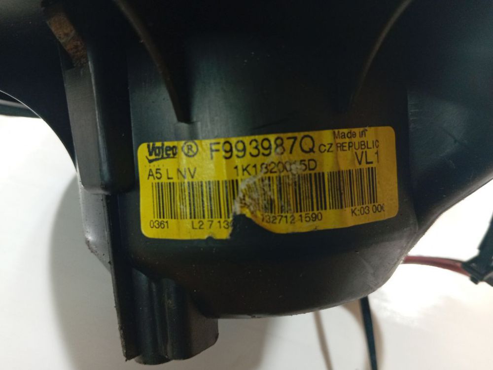 F993987Q Seat Toledo 2005 Heater blower assy - Thumbnail 4