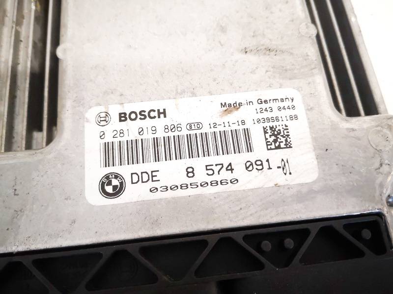 857409101 BMW 5-Series 2012 Moottorin ohjainyksikkö - Thumbnail 2