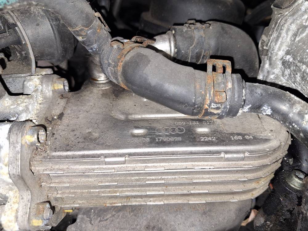 059131512 Audi A6 2005 EGR Cooler (exhaust gas cooler)