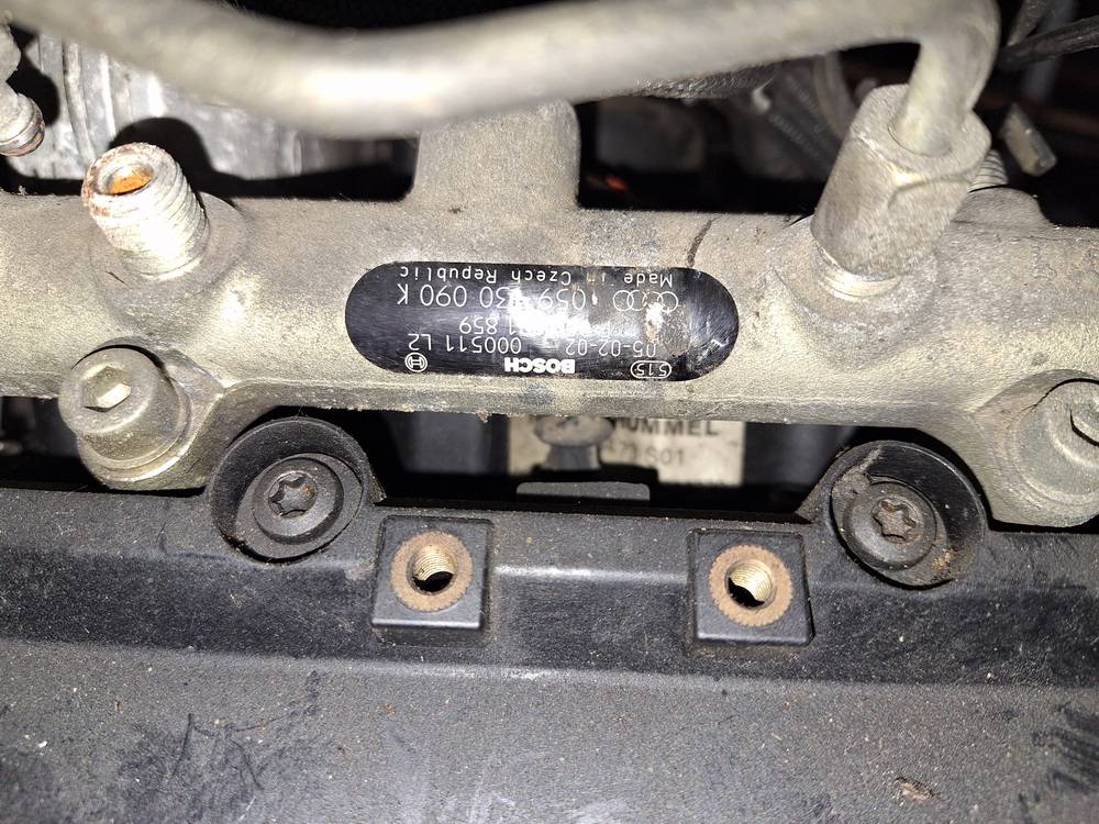 059130090K Audi A6 2005 Fuel injector rail (injectors)(Fuel distributor) - Thumbnail 3