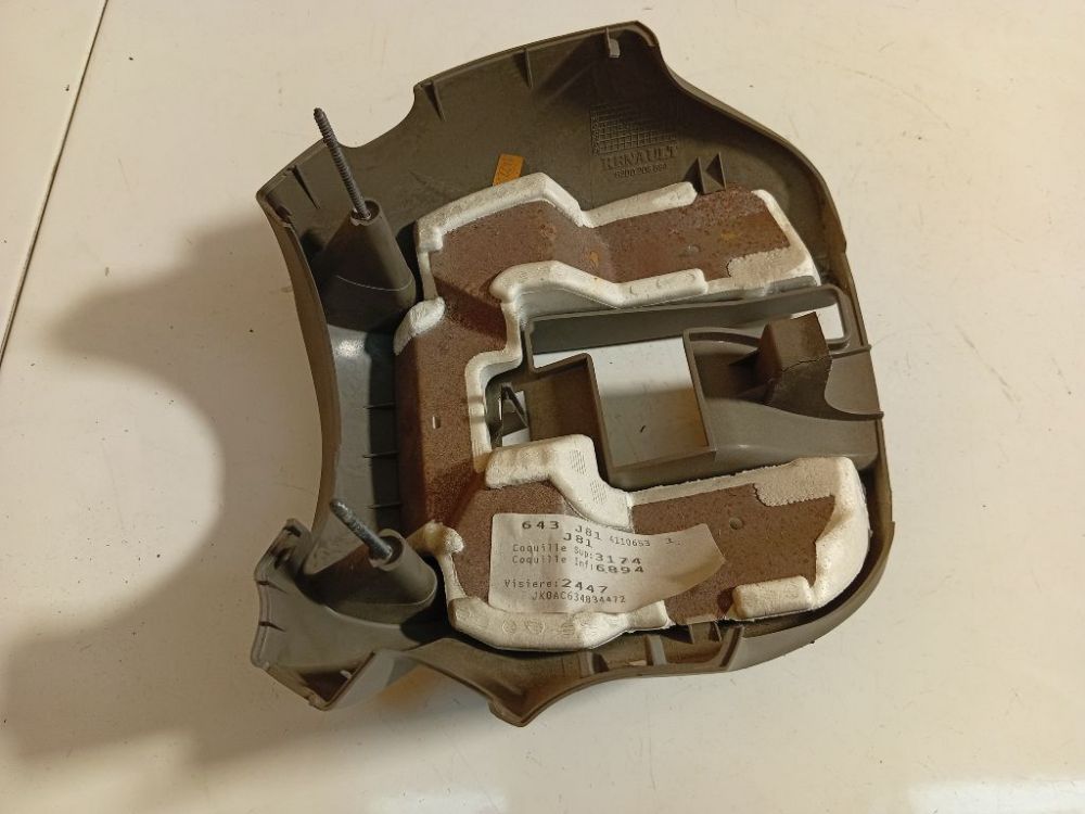 8200206894 Renault Scenic 2002 Steering Column Cowl Trim Panel Bottom - Thumbnail 3