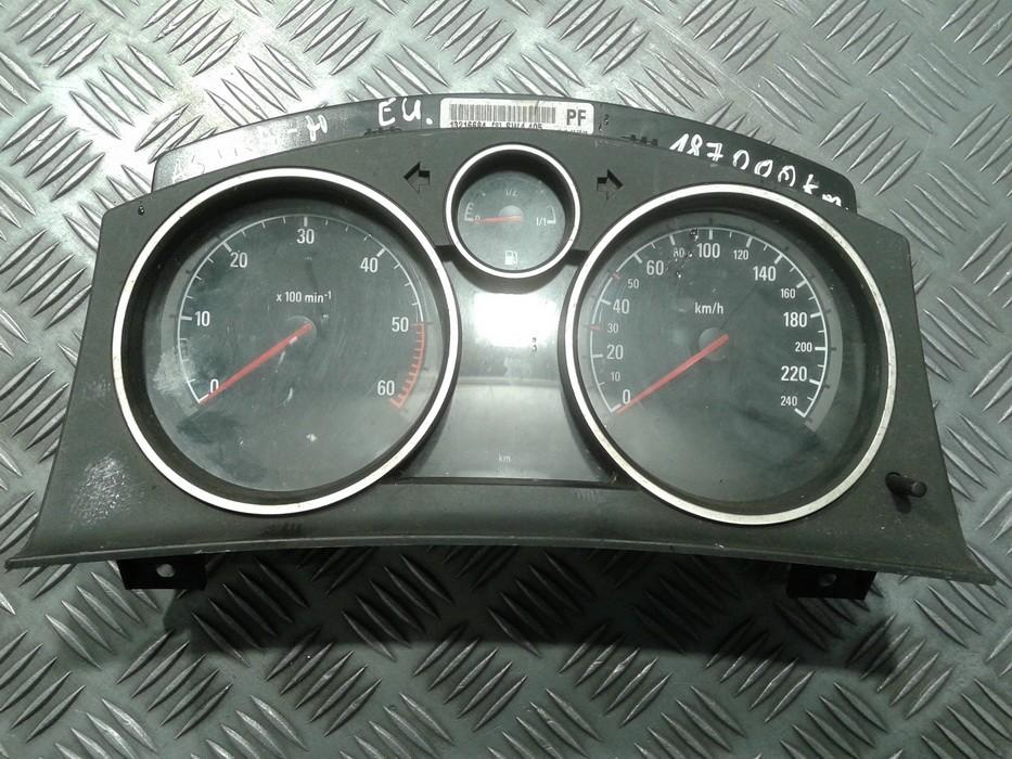 13216684 Opel Astra 2006 Speedometers - Cockpit - Speedo Clocks Instrument