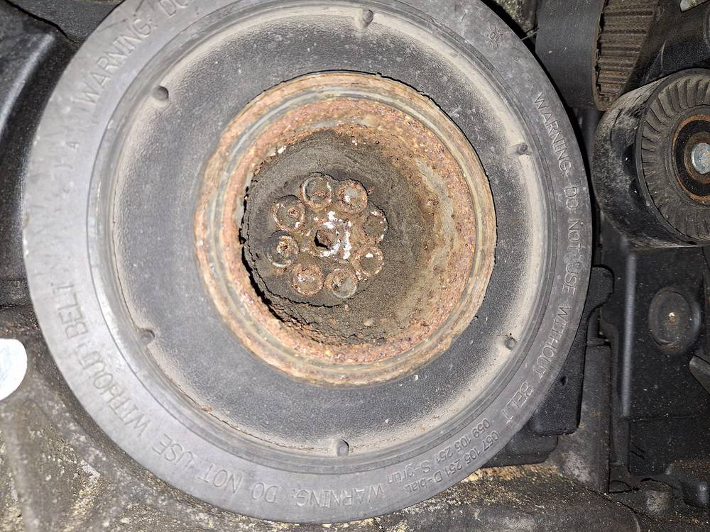 059105251 Audi A6 2005 Crankshaft Belt Pulley - Thumbnail 3