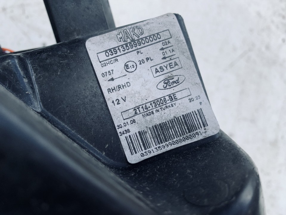 2T1413006BE Ford Transit Connect 2008 Headlight - FRONT RIGHT - Thumbnail 3