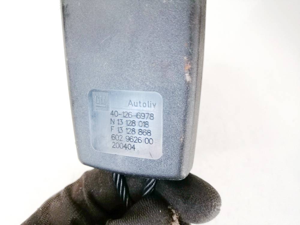 401266978 Opel Astra 2004 Turvavyön solki - EDESSÄ VASEMMALLA - Thumbnail 3