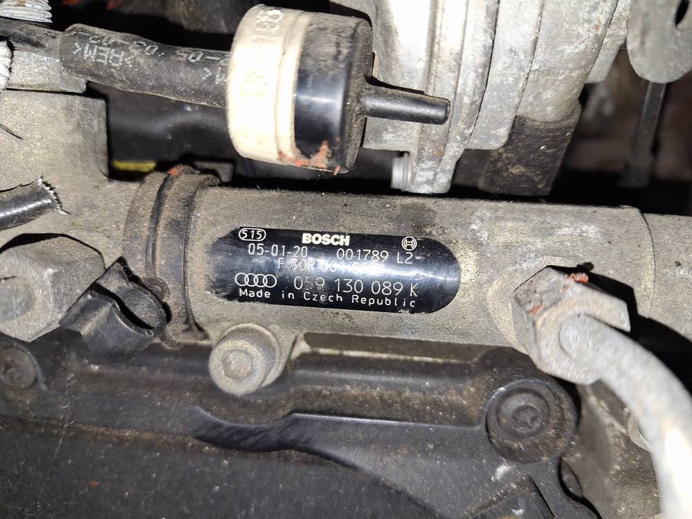 059130089K Audi A6 2005 Fuel injector rail (injectors)(Fuel distributor) - Thumbnail 2