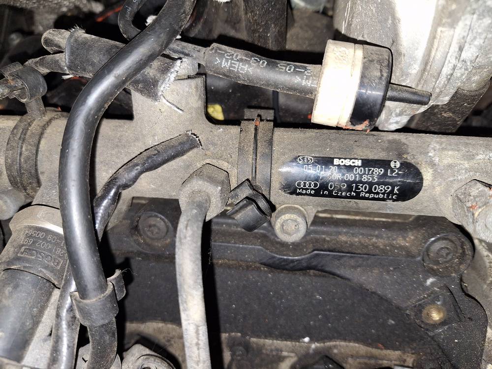 059130089K Audi A6 2005 Fuel injector rail (injectors)(Fuel distributor) - Thumbnail 3