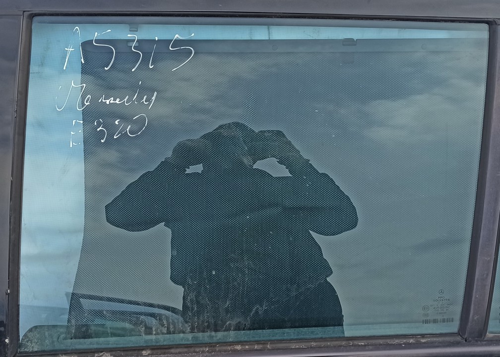 JUODA Mercedes-Benz E-CLASS 2006 Door-Drop Glass - REAR LEFT