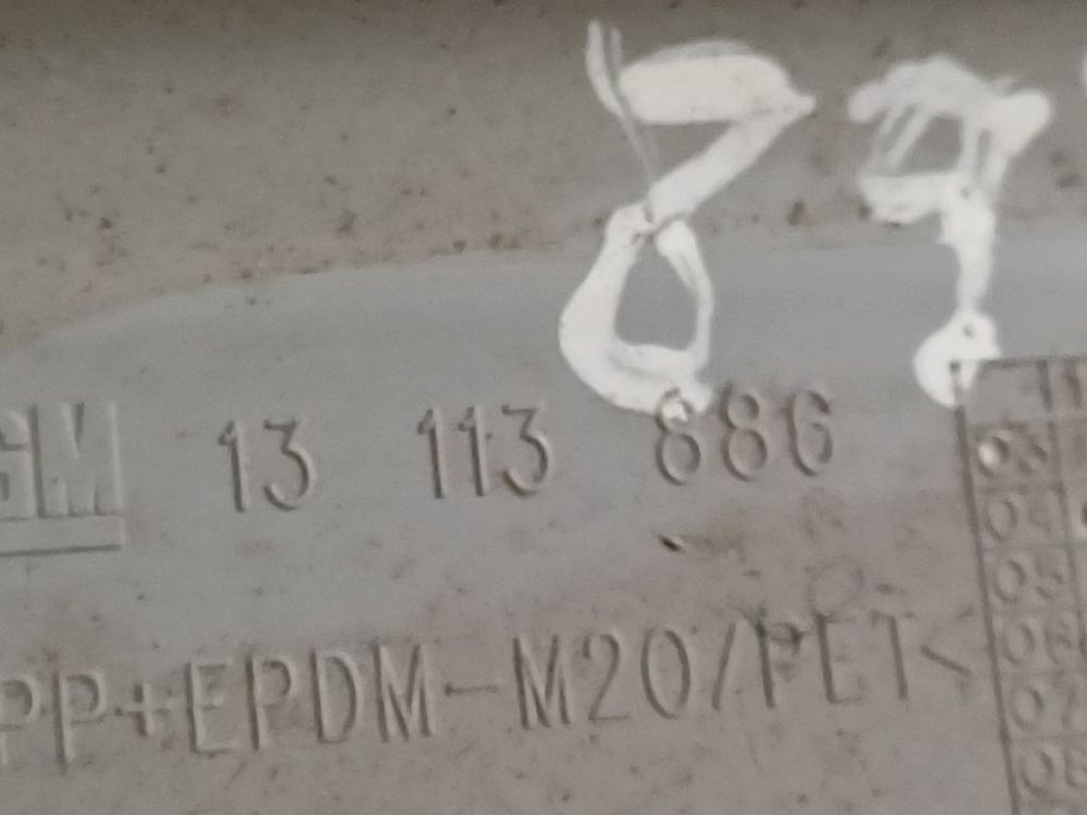 13113886 Opel Astra 2004 Osłona słupka szyby przedniej - PRZEDNIE PRAWE - Thumbnail 4