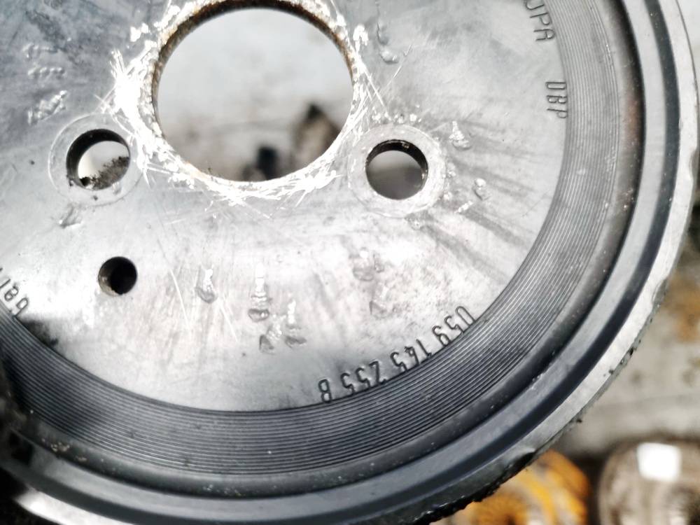 059145255B Audi A6 2005 Power Steering Pump Pulley - Thumbnail 4