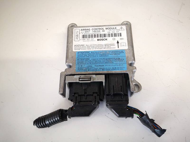 4M5T14B056AB Ford C-MAX 2004 Komputer SRS airbag – moduł sterujący poduszek powietrznych