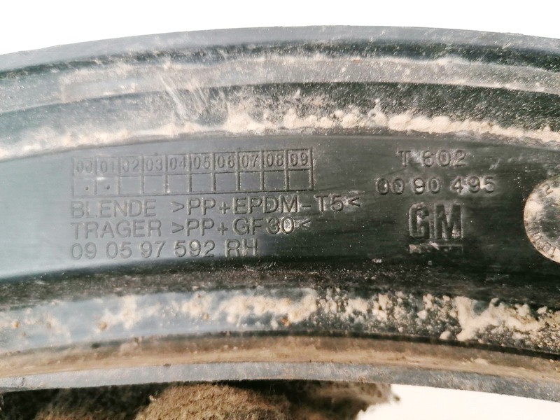 090597592 Opel Zafira 2001 Sparno praplatinimas (arkos apdaila) P.D. - Thumbnail 3