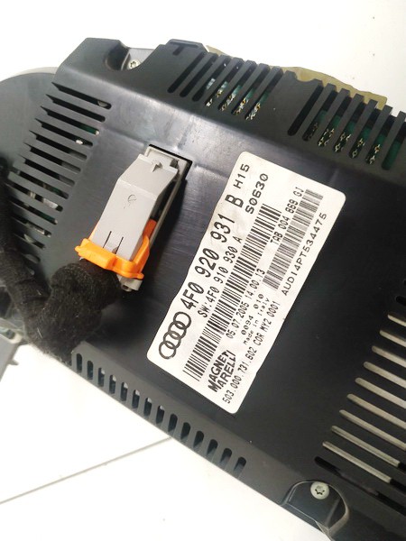 4F0920931B Audi A6 2005 Speedometers - Cockpit - Speedo Clocks Instrument - Thumbnail 3