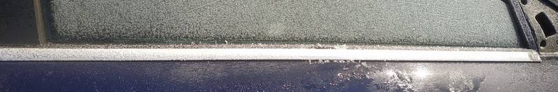 Opel Vectra 2008 Oven lasin tiivistelista - EDESSÄ OIKEALLA