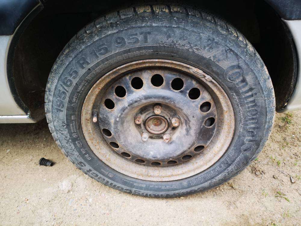 5X110 Opel Zafira 2003 Skardiniu ratu komplektas R15 - Thumbnail 4