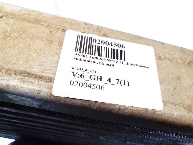 Audi A4 2003 Intercooler radiator - engine cooler fits charger - Thumbnail 3