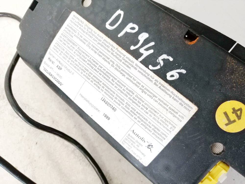 1J4880240 Skoda Octavia 1998 Poduszka powietrzna fotela SRS - Thumbnail 3