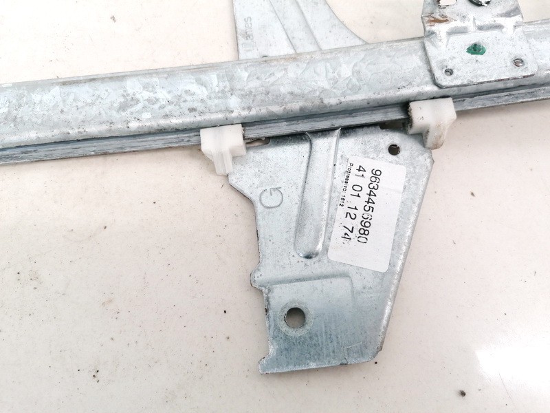 9634456980 Peugeot 307 2005 Durvju loga pacēlājs - PRIEKŠA PA KREISI - Thumbnail 2