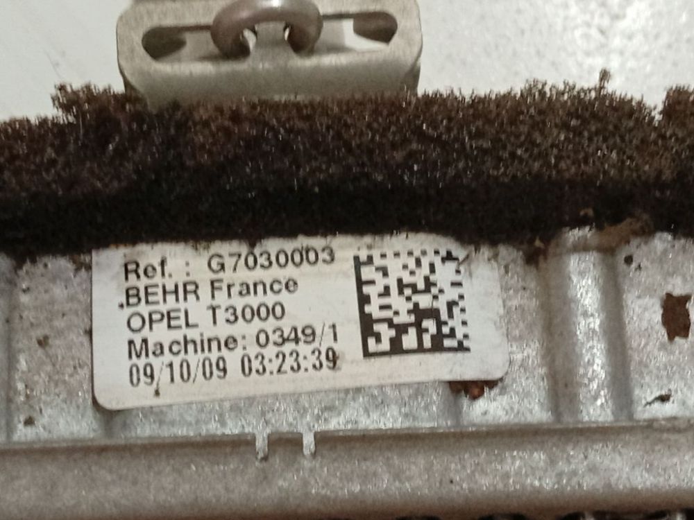G7030003 Opel Zafira 2009 Heater radiator (heater matrix) - Thumbnail 4
