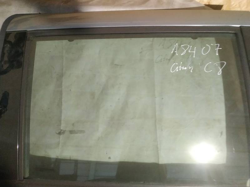 AS2 Citroen C8 2002 Door-Drop Glass - REAR RIGHT