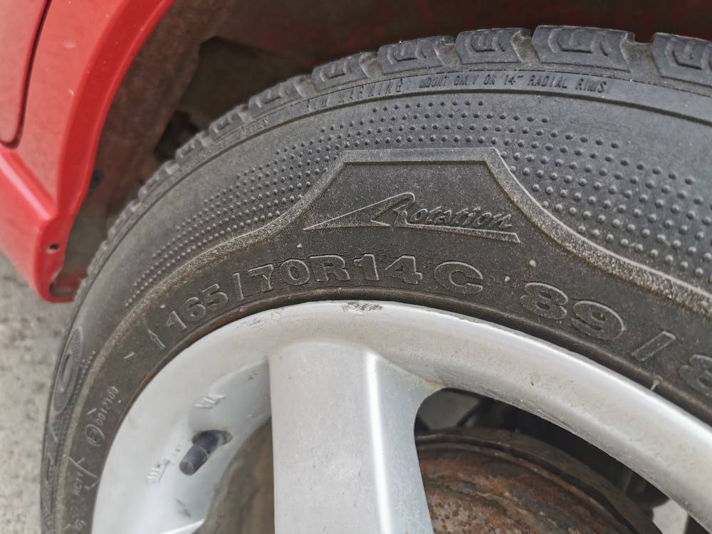 4X100 Nissan Pixo 2011 Wheels kit R14 - Thumbnail 6