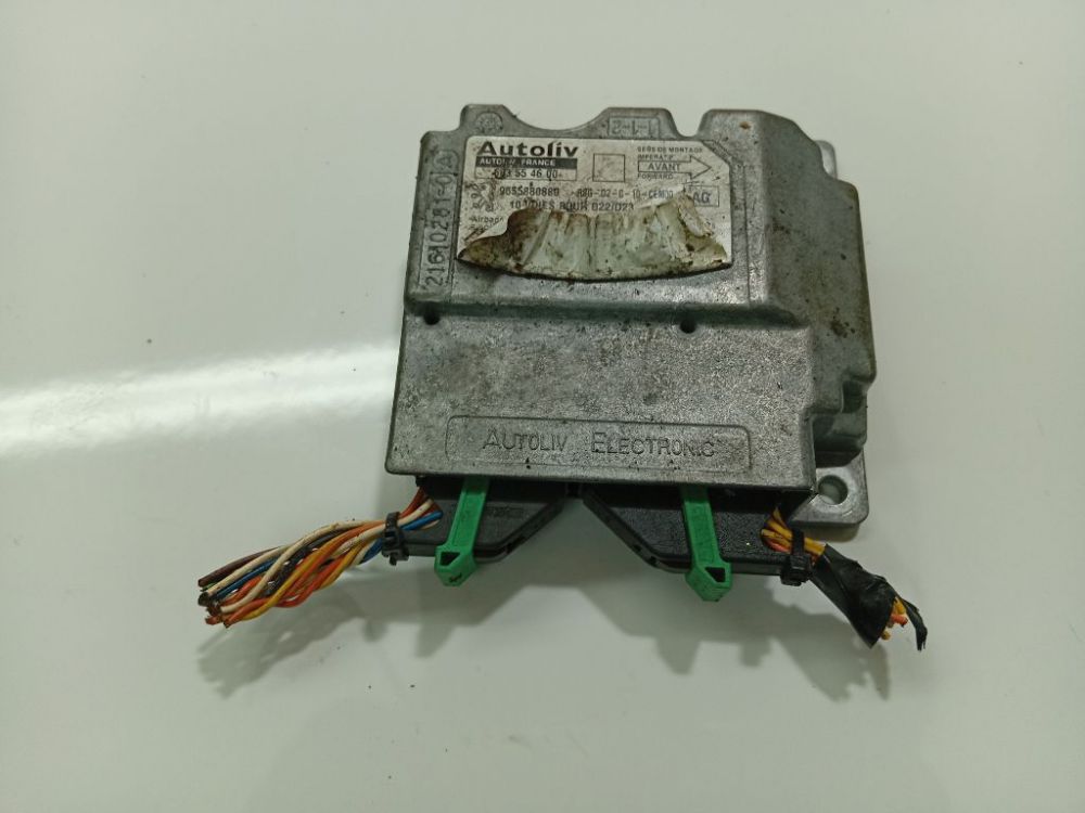 603554600 Peugeot 407 2005 srs-turvatyynyn tietokone – turvatyynyn ohjausyksikkö