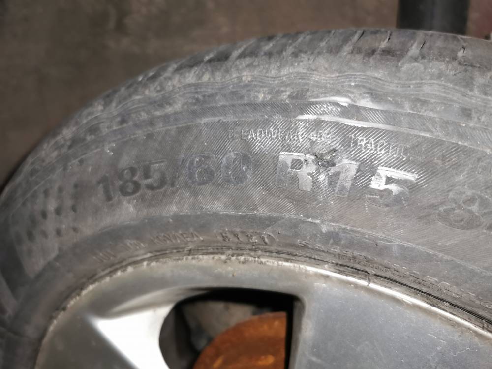 4X100 Toyota Yaris 2007 Komplet Kół Zimowych R15 - Thumbnail 5