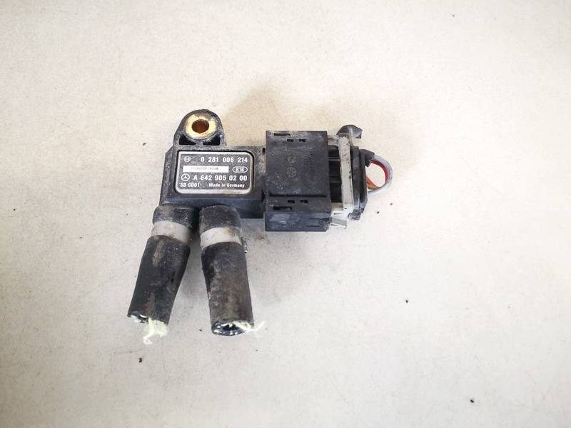 0281006214 Mercedes-Benz B-CLASS 2012 DPF Pressure Sensor (DPF Exhaust Differential Pressure Sensor)
