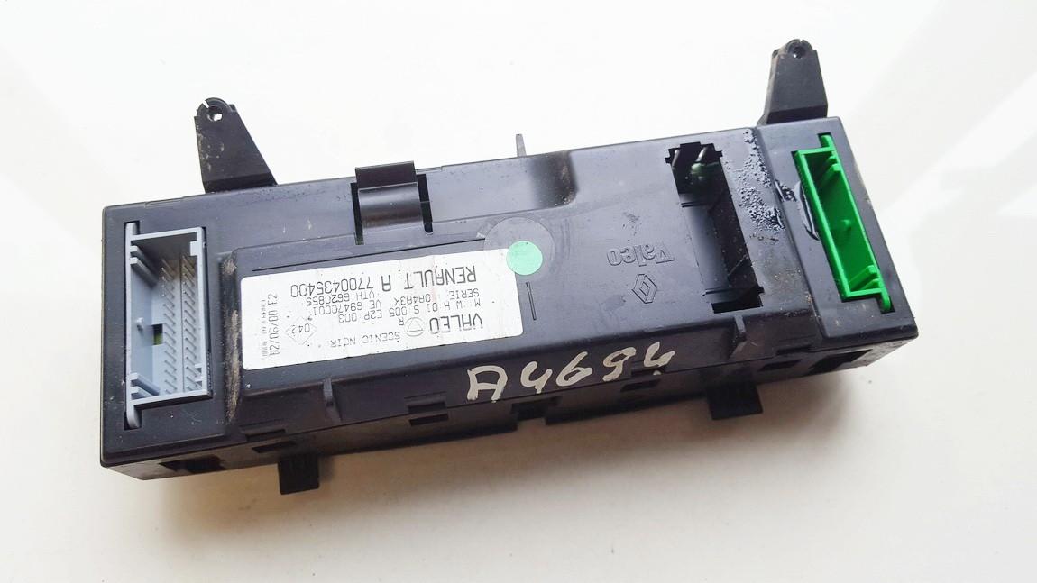 7700435400 69470001 Climate Control Panel (heater control switches ...