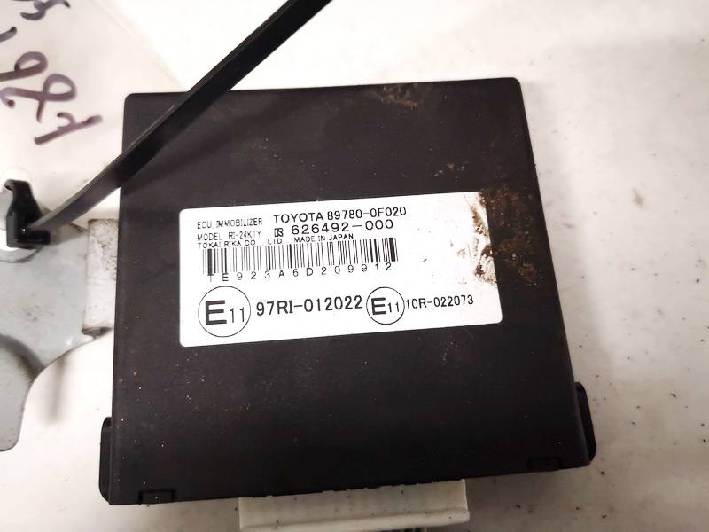 897800F020 Toyota Corolla Verso 2007 Immobiliser ECU - Thumbnail 2
