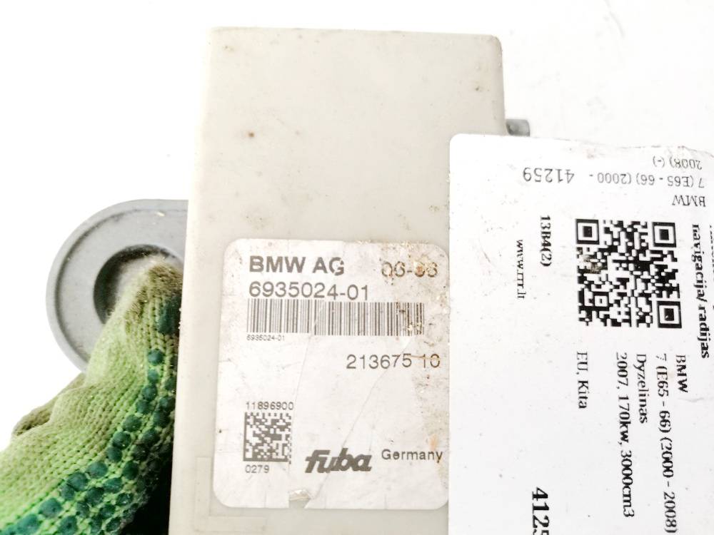 693502401 BMW 3-Series 2006 Antenna Module Unit - Thumbnail 3