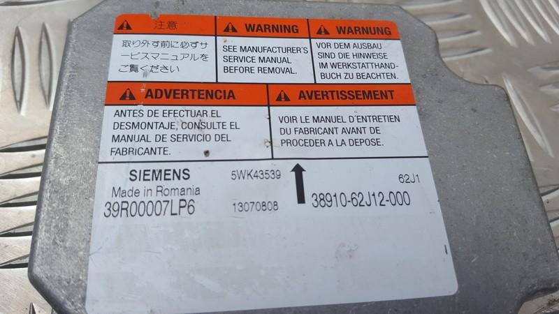 3891062J12000 Suzuki Swift 2007 Airbag crash sensors module - Thumbnail 2