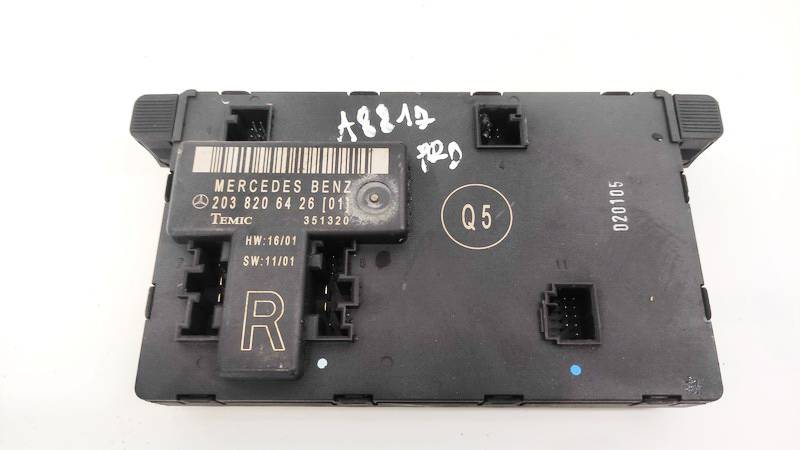 2038206426 Mercedes-Benz C-CLASS 2002 Door control relay (DOOR CONTROL UNIT MODULE ECU ) - Thumbnail 2