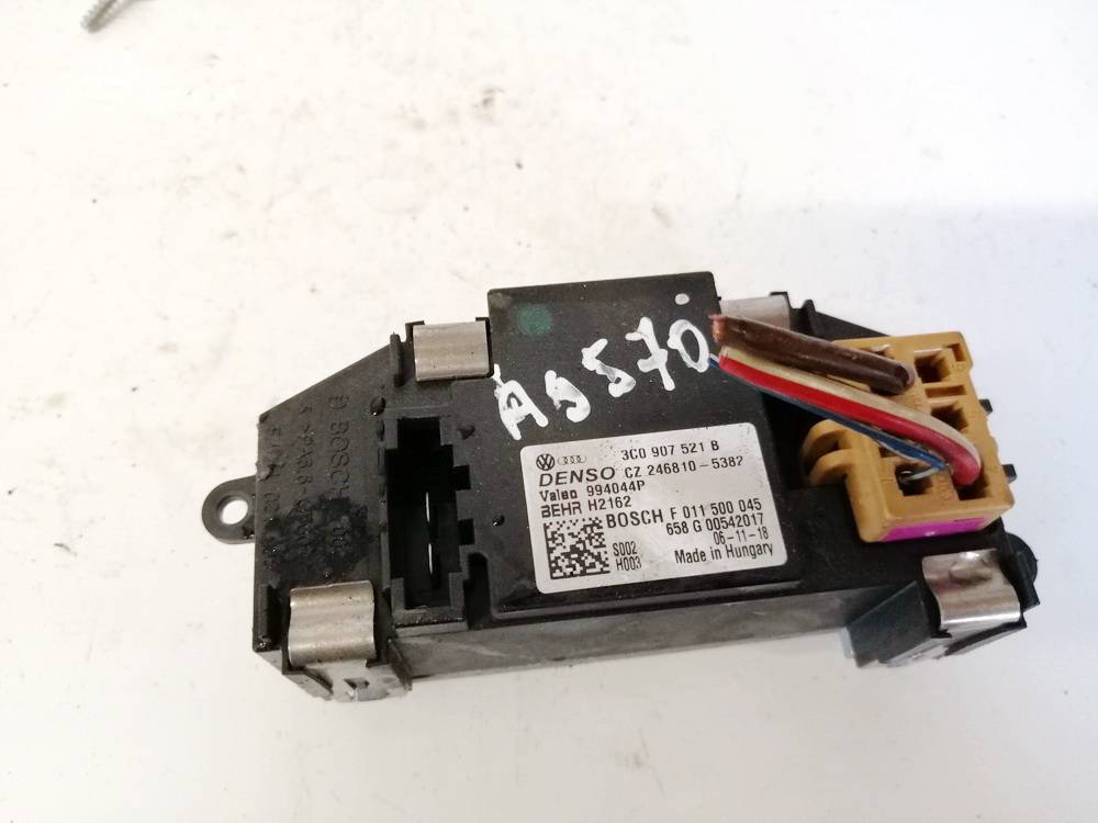 3C0907521B Volkswagen Passat 2006 Heater Resistor (Heater Blower Motor Resistor) - Thumbnail 2