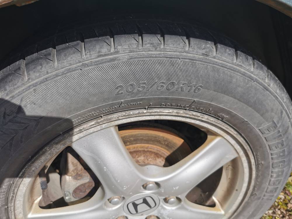 5X114.3 Honda Accord 2005 Lietu ratu komplektas R16 - Thumbnail 5