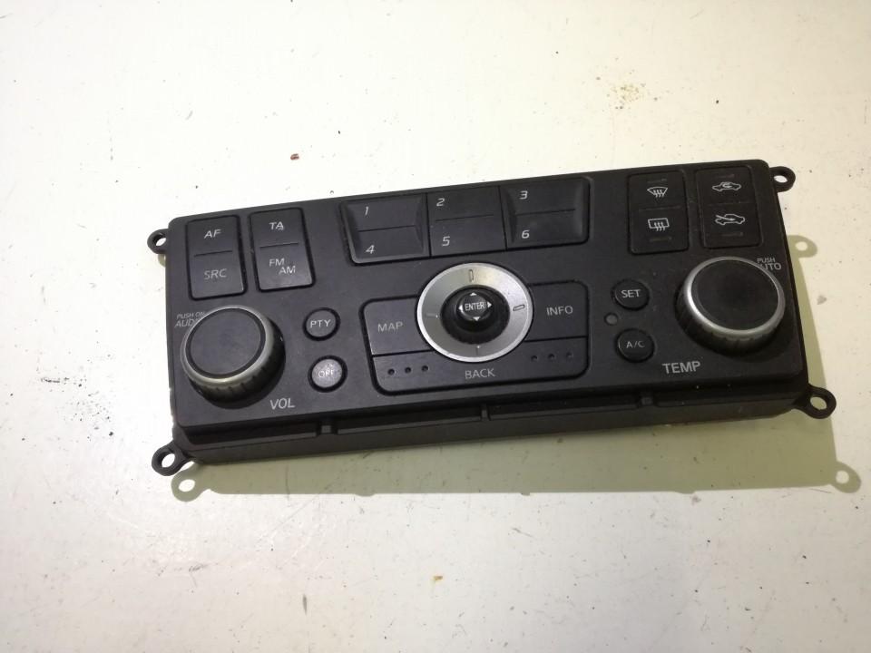 28395BU700 Nissan Almera 2003 Climate Control Panel and Autoradio