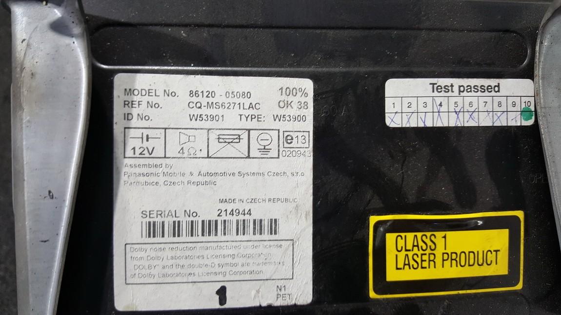 8612005080 Toyota Avensis 2005 Klimata vadības panelis un autoradio - Thumbnail 2