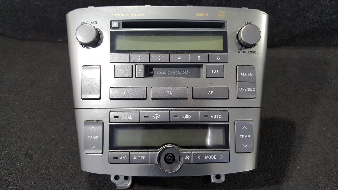 8612005080 Toyota Avensis 2005 Climate Control Panel and Autoradio