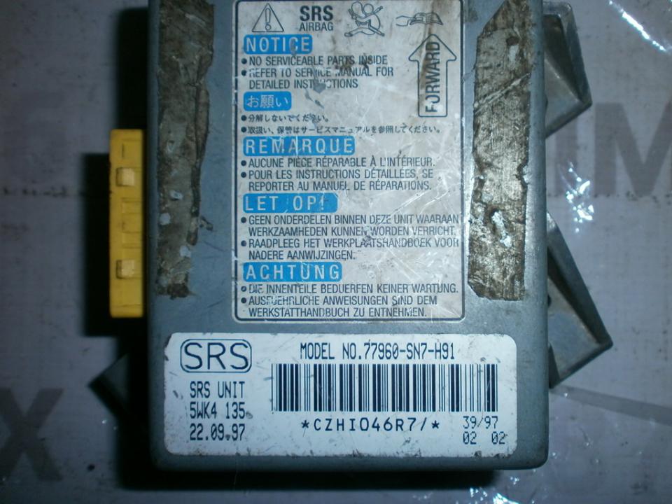 77960SN7H91 Rover 600-Series 1996 Airbag crash sensors module