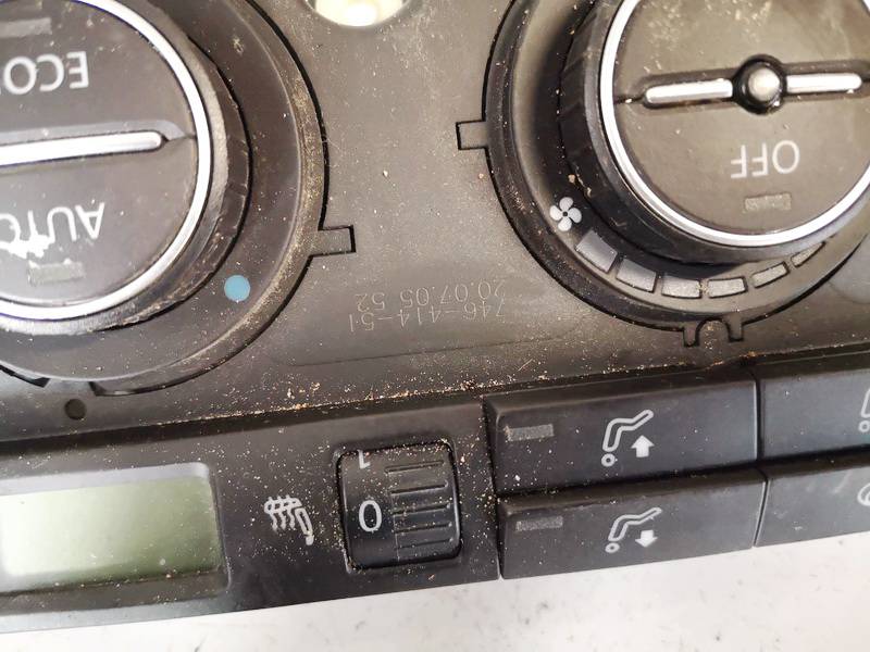 74641451 Volkswagen Touran 2005 Climate Control Panel (heater control switches) - Thumbnail 2