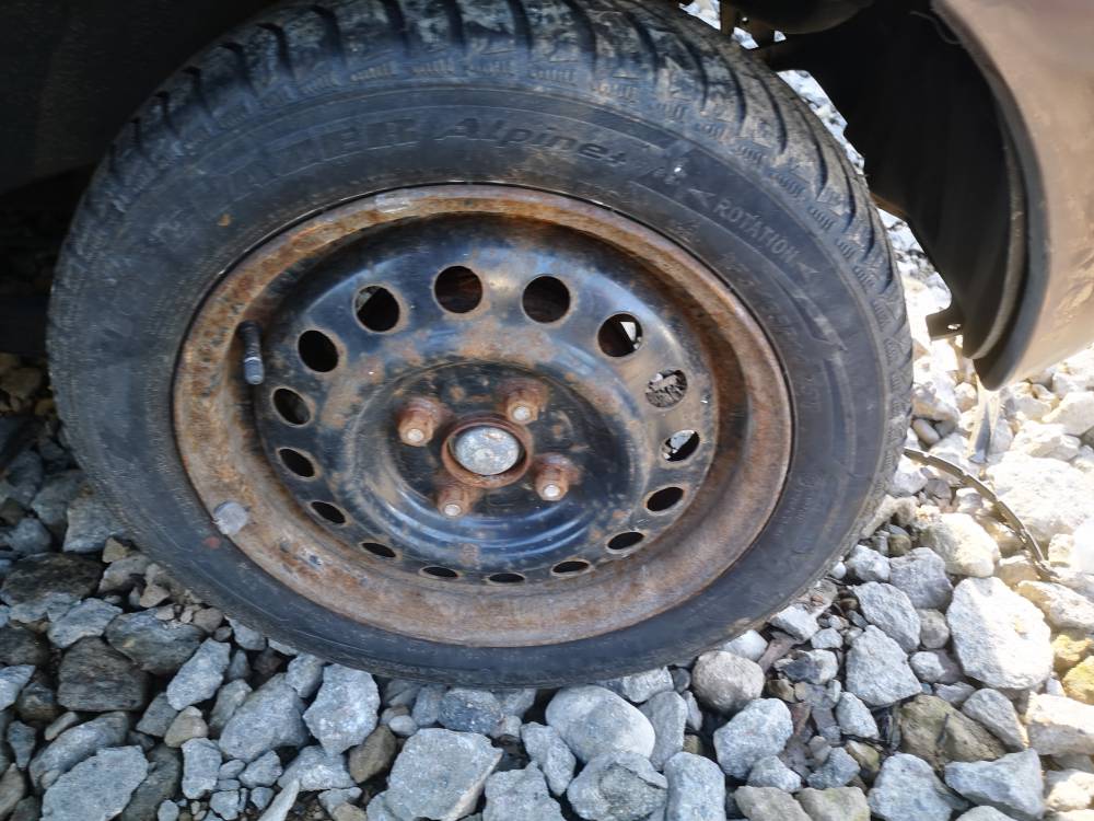 4X100 Nissan Pixo 2010 Skardiniu ratu komplektas R14 - Thumbnail 3