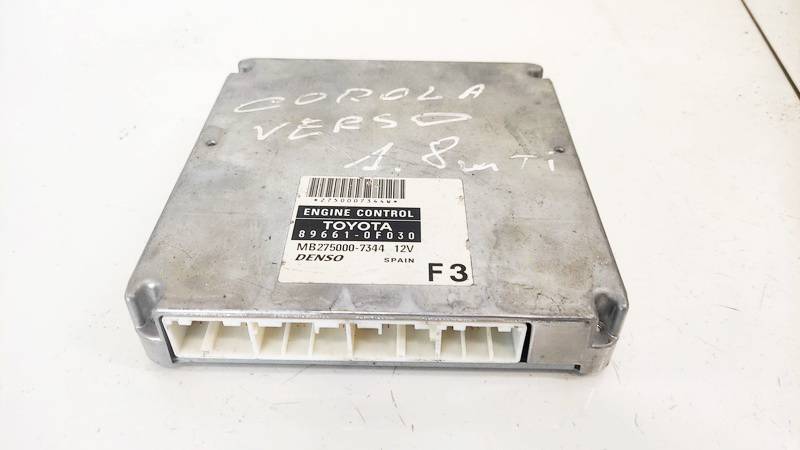 896610F030 Toyota Corolla Verso 2008 ECU Engine Computer (Engine Control Unit)