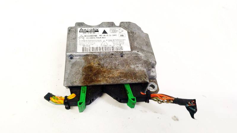 9653493780 Citroen C4 2005 Airbag crash sensors module