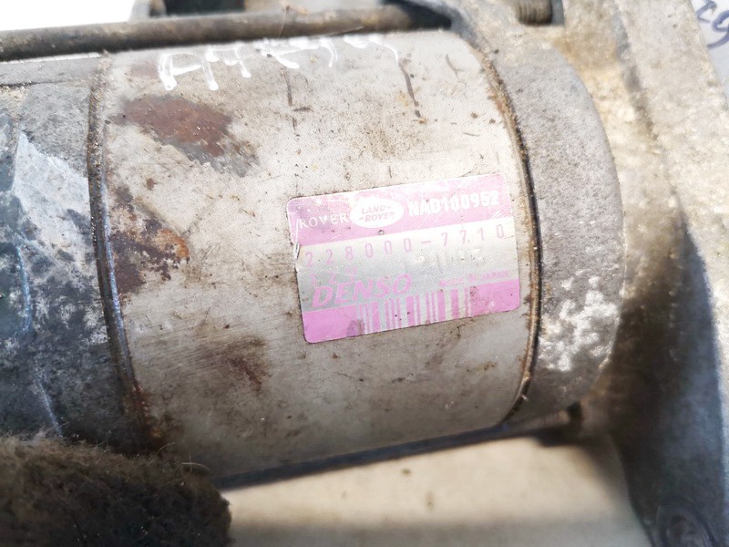 2280007710 nad100952 Starter Motor Rover 75 2000 2.5L EIS01550467