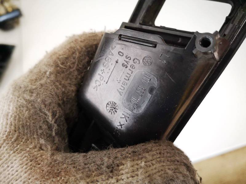 1T1837113C Volkswagen Touran 2005 Door Handle Interior - FRONT LEFT - Thumbnail 3